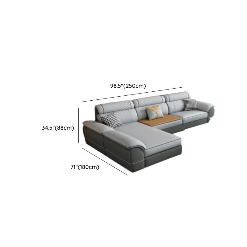 4 Pc L-Shape/Straight Left Hand Facing/Horizontal Sofa Recliner/Sofa Couch for 5 Person - image 15