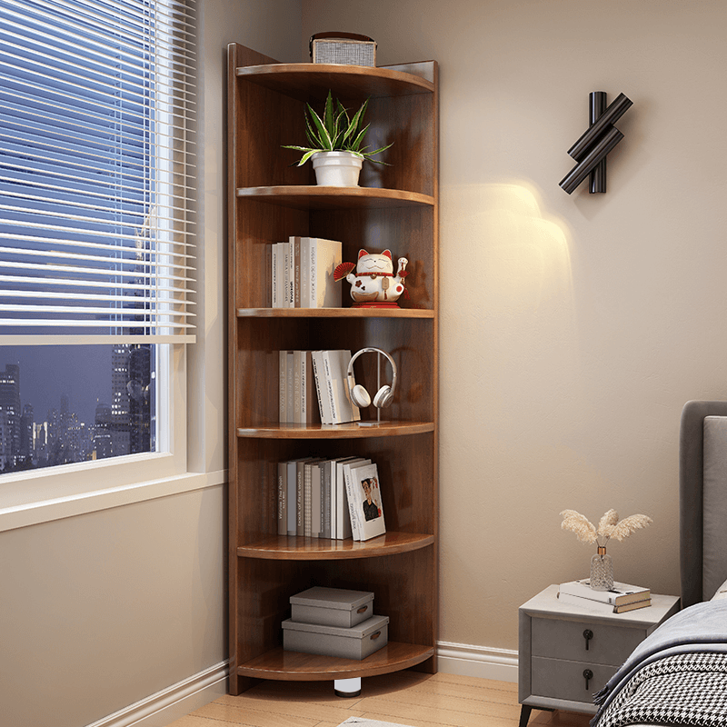 Casual Accent Chest Rubberwood White/Auburn/Gray Corner with 6 Exterior Shelves/4 Exterior Shelves/5 Exterior Shelves - image 6
