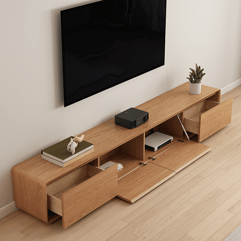 Nordic TV Stand Shape in Rectangle for Sitting Room with Ventilation and Door - image 6