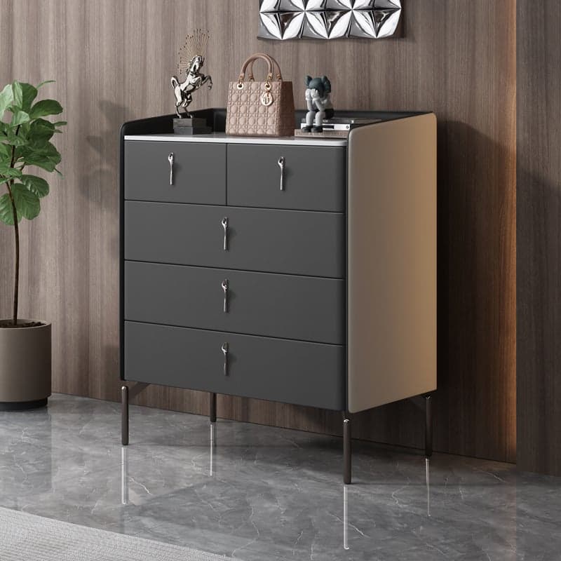 Modern Simple Style Stone Double Dresser/Bachelor Chest, Horizontal/Vertical - image 3