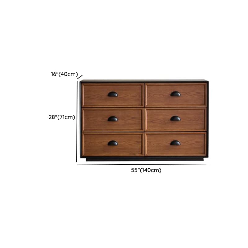 Cocoa Simplistic Reclaimed Wood Double Dresser/Lingerie Chest/Bachelor Chest with 6/8/9 Drawers, Horizontal/Vertical - image 31