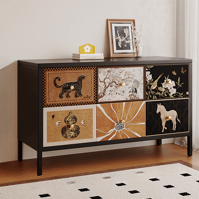 Detached Decorative Cabinet with Damp-proof Steel Countertop