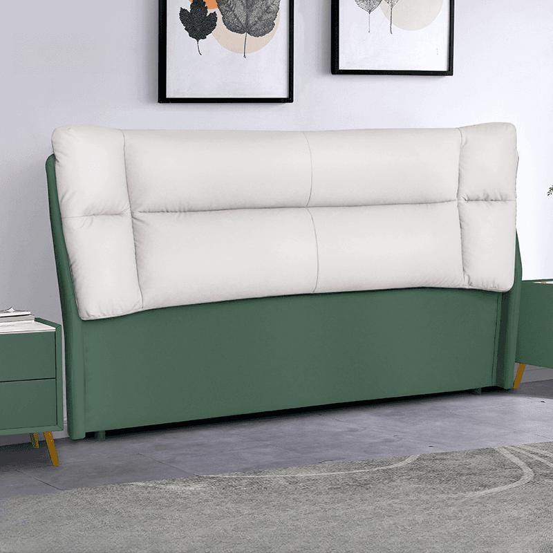Modish No Distressing Button-tufted Panel Headboard in Rectangle Shape for Twin/Full/Queen Bed with Cotton Upholstery Fill and Standard Height - image 6