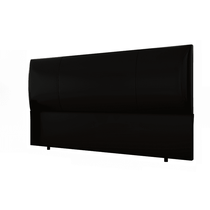 Simplistic Style Panel Headboard in Natural Wood with No Distressing, Rectangular Shape for Queen/Full/Twin XL Bed, Featuring Sponge Upholstery and Standard Height