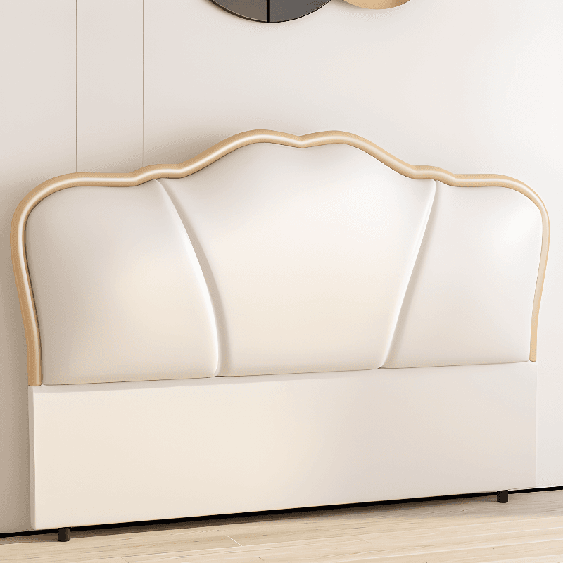 Minimalist Free-standing Standard King(76"W x 80"L)/Queen(60"W x 80"L)/Full(54"W x 75"L) Panel Camelback No Distressing With Legs in Timber