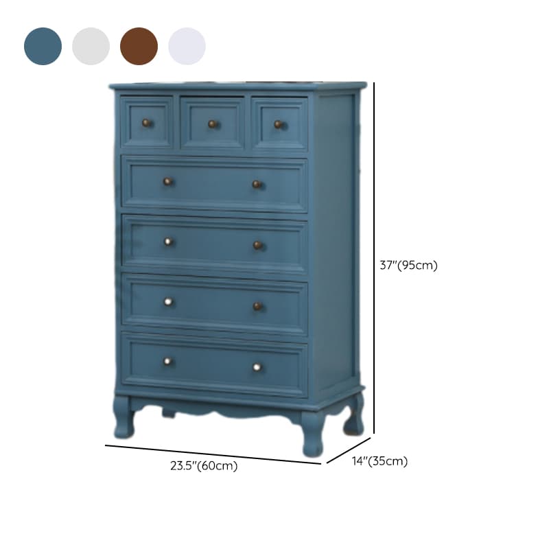 Independent Damp-proof Accent Chest/Accent Cabinet in Wood with Drawers in a Retro Style - image 19