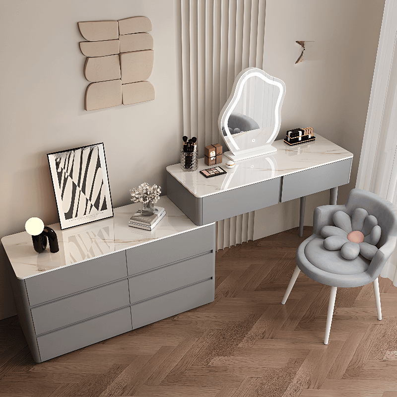 Ground Design Illuminating Vanity with Push-Pull, Adjustable Touch, No Floating - image 3