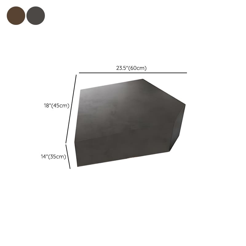 Abstract Shape Base Design Stainless Steel Hussey/bronze Free Shape Coffee Table - image 12