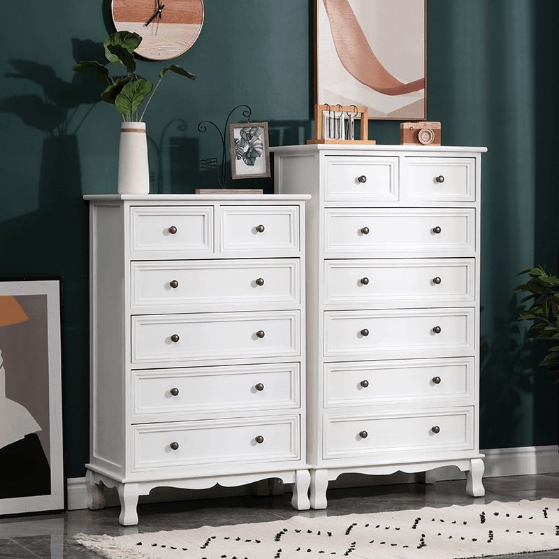 Independent Damp-proof Accent Chest/Accent Cabinet in Wood with Drawers in a Retro Style - image 7