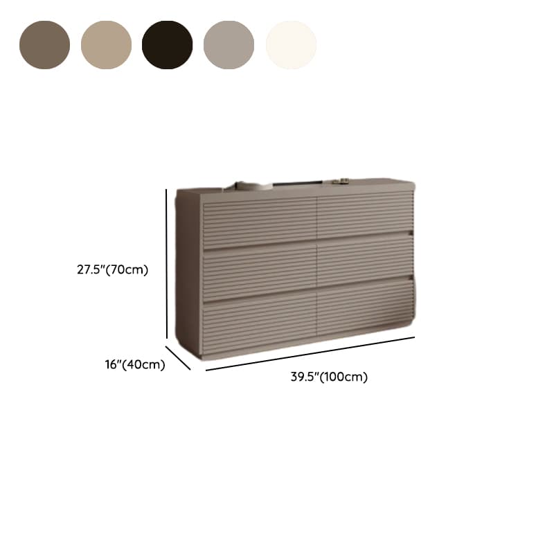 Modern Simple Style Console Dresser/Bachelor Chest Composite Wood with 3 Tiers - image 16