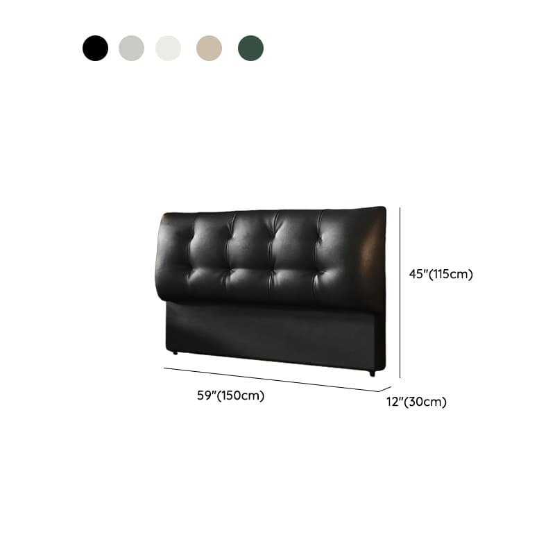 Modish No Distressing Button-tufted Panel Headboard with Rectangle Shape for King/Queen/Full Bed, Featuring Sponge Upholstery Fill and Standard Height - image 12