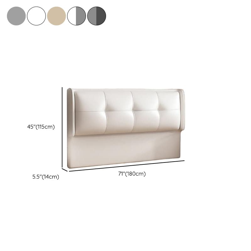 Simplistic No Distressing Queen(60"W x 80"L)/Full(54"W x 75"L)/Twin XL(38"W x 80"L) Standard（36-55“） Rectangular Button-tufted Panel Headboard with Sponge Filling - image 12