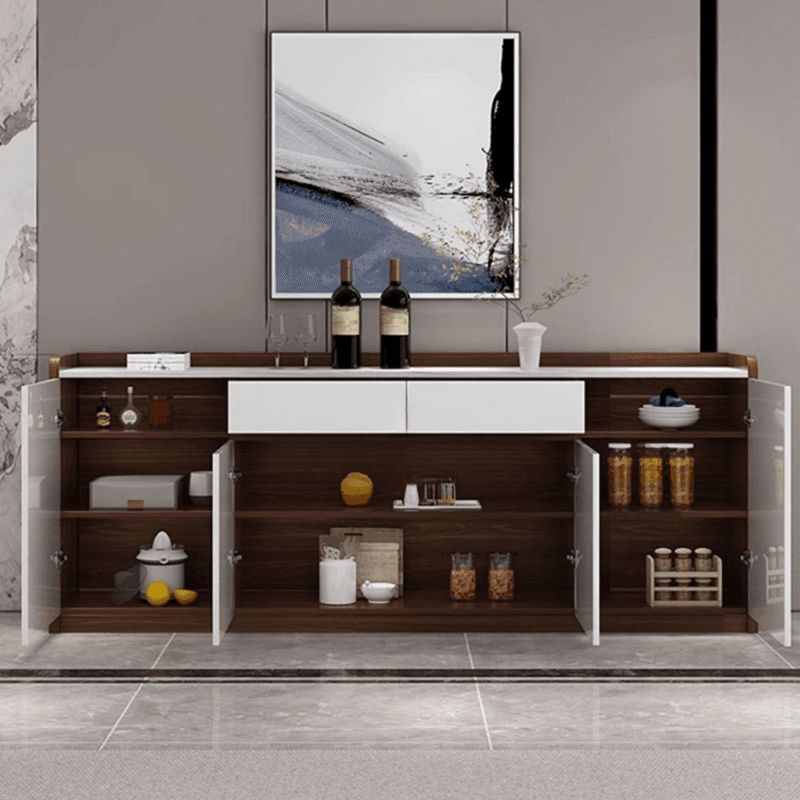 Self-supporting Sintered Stone Sideboard, Adjustable Shelf & Larder, 3 Drawers/2 Drawers, 5 Doors/4 Doors/3 Doors, Standard - image 6