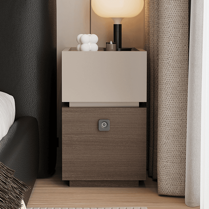 Organic Modern Nightstand With Drawer Organization featuring 2 Drawers and Composite Wood Countertop - image 8