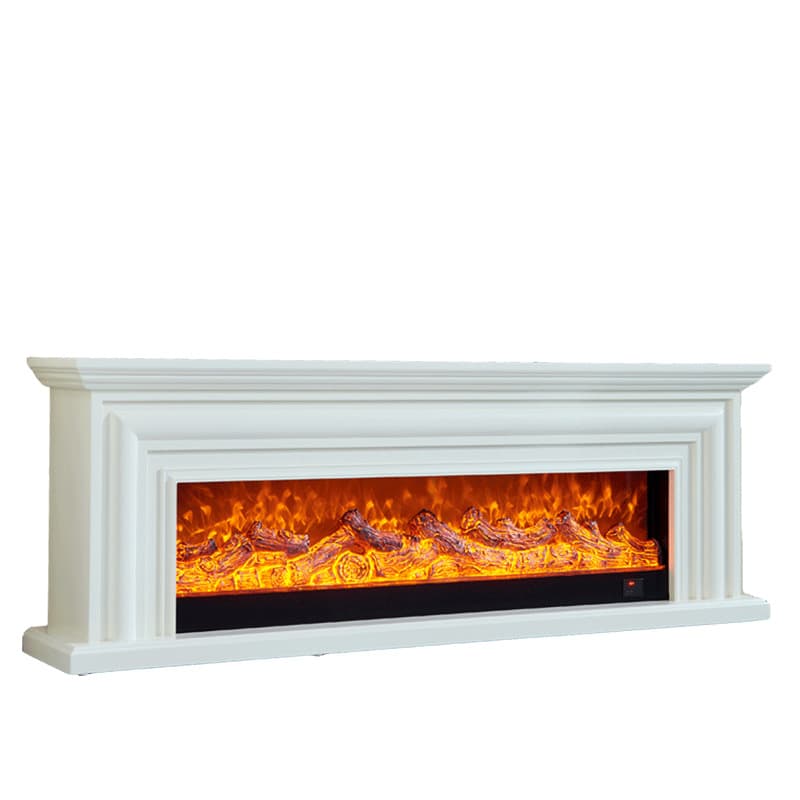 Sitting Room Use Rectangular TV Stand with Light, TV Stand Fireplace - image 5
