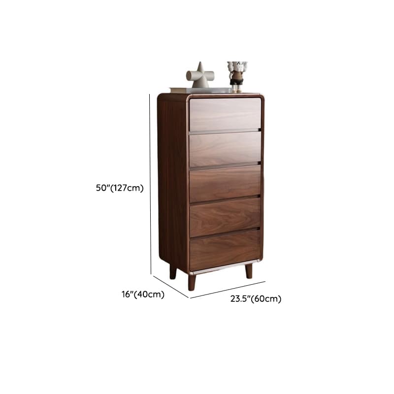 Cocoa Simplistic Natural Wood Double Dresser/Lingerie Chest with 6/9/5 Drawers in Horizontal/Vertical Orientation - image 19