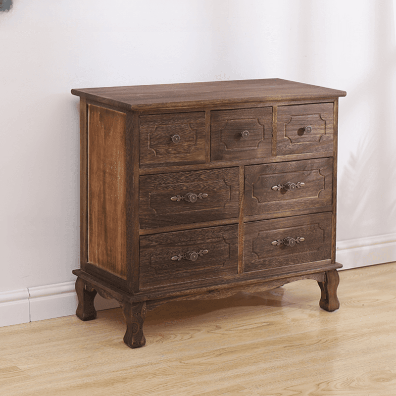 Retro Parlor Standalone Accent Chest with Reclaimed Wood