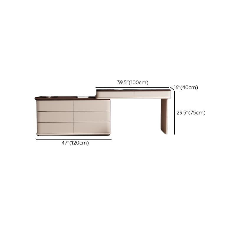 Sleeping Room Scalable Vanity Set/Makeup Vanity with Push-Pull - image 12
