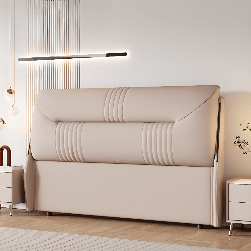 Contemporary Free-standing Standard King(76"W x 80"L)/Queen(60"W x 80"L)/Full(54"W x 75"L) Panel No Distressing With Legs in Lumber and Sponge - image 9