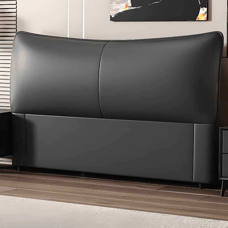 Modish Style Timber Panel Headboard with No Distressing, Rectangle Shape for King/Queen/Full Bed, Featuring Sponge Upholstery Fill and Standard Height - image 8