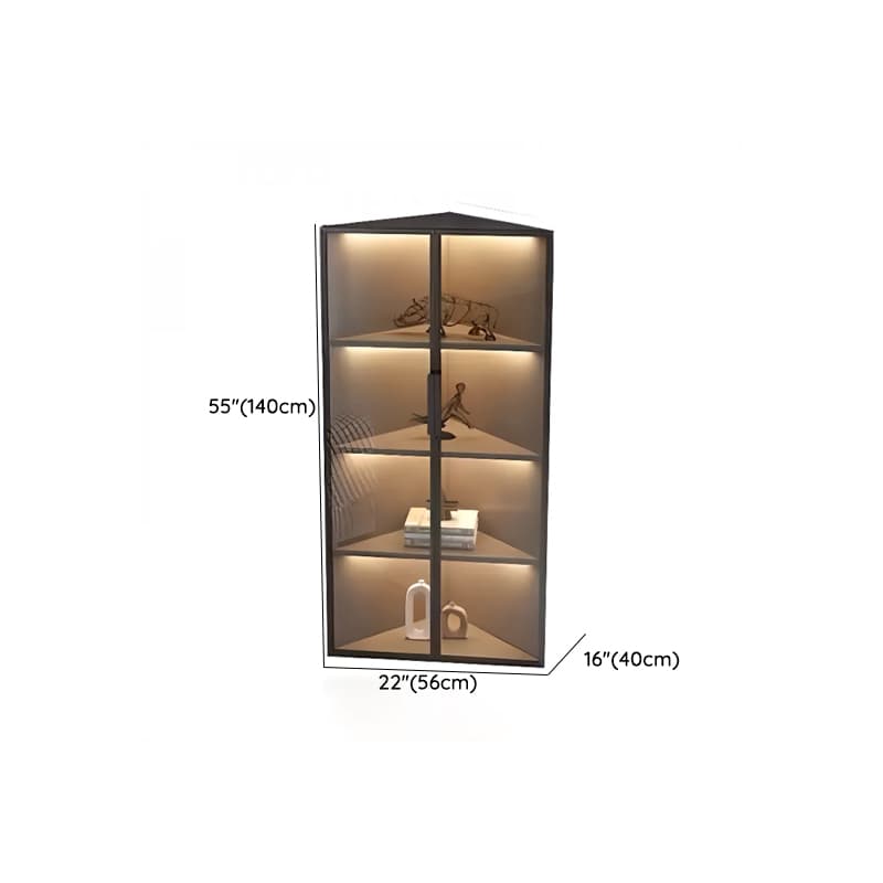 Nook Independent Utility Cabinet with Cabinet, Glass-panel Door, Bar Pull, Ink Top, and Light - image 7