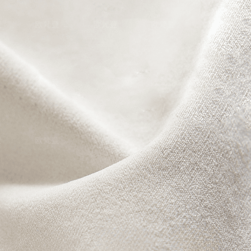 Bowed White Sofa Recliner - image 6