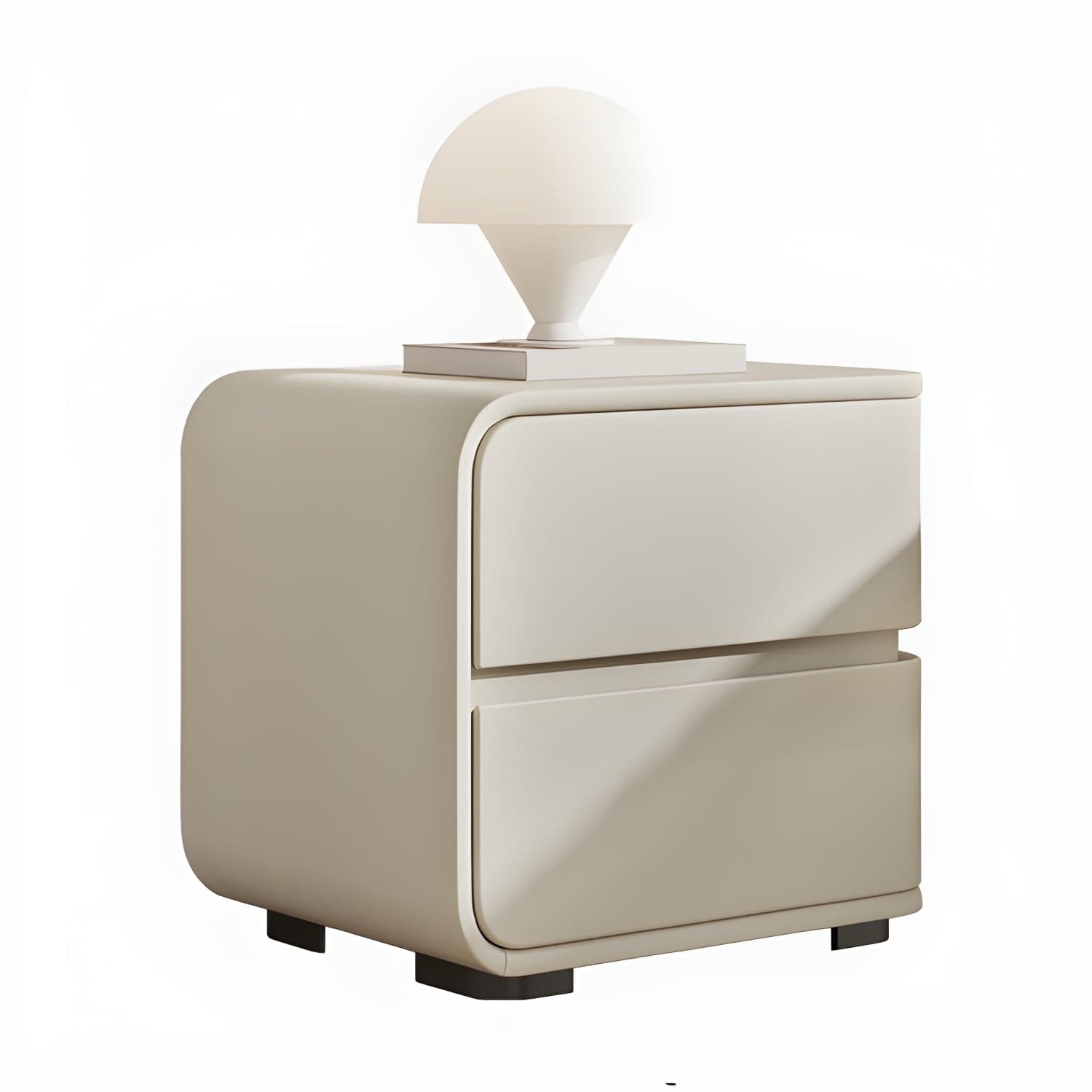 Scandinavian Pine Accent Table Nightstand Drawers Included with Legs - image 7