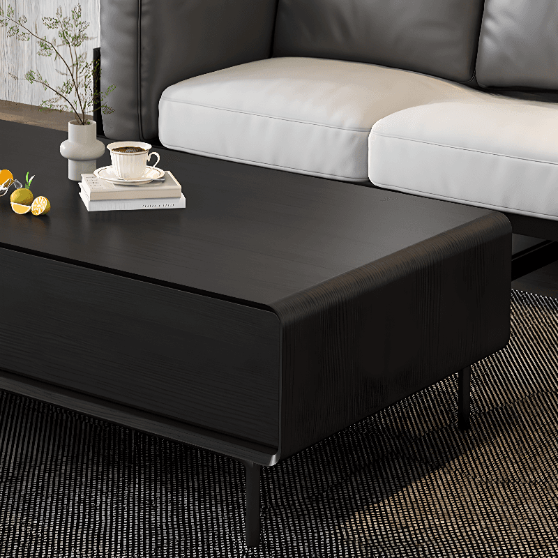 Parallelogram Plywood Board Game Coffee Table for Indoor Use - image 12