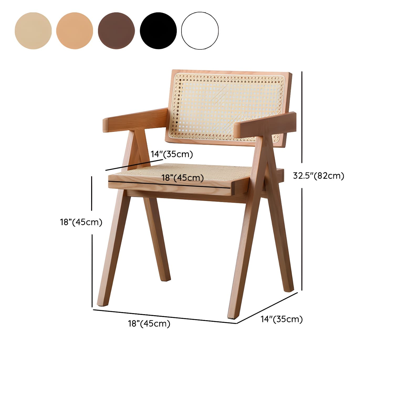 Contemporary Dining Room King Louis Back Solid Wood Dining Chair - image 16