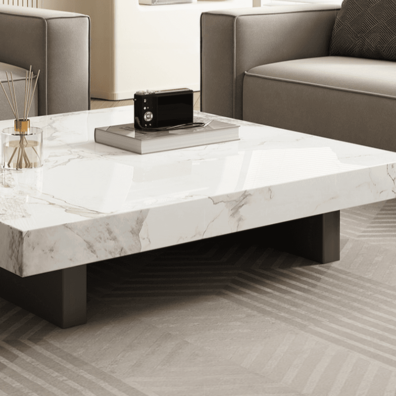 Square Board Game Coffee Table with Sled Base Suitable for Living Room Use - image 14