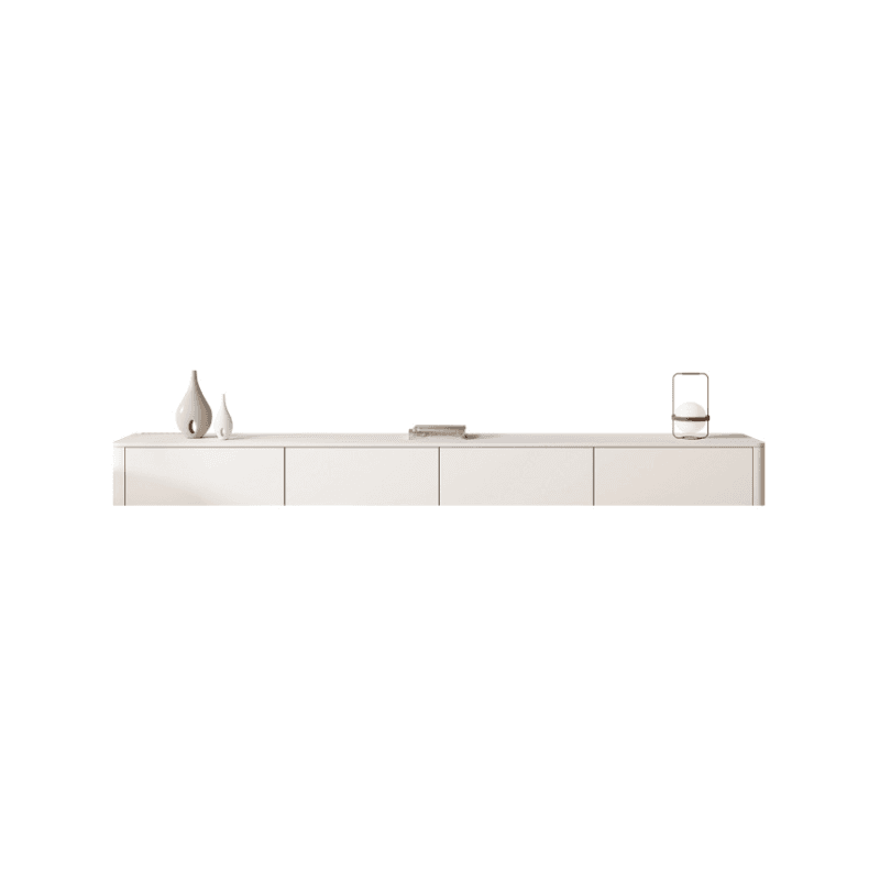Ivory Rectangular Wall-supported TV Stand with 6 Drawers/5 Drawers - image 19