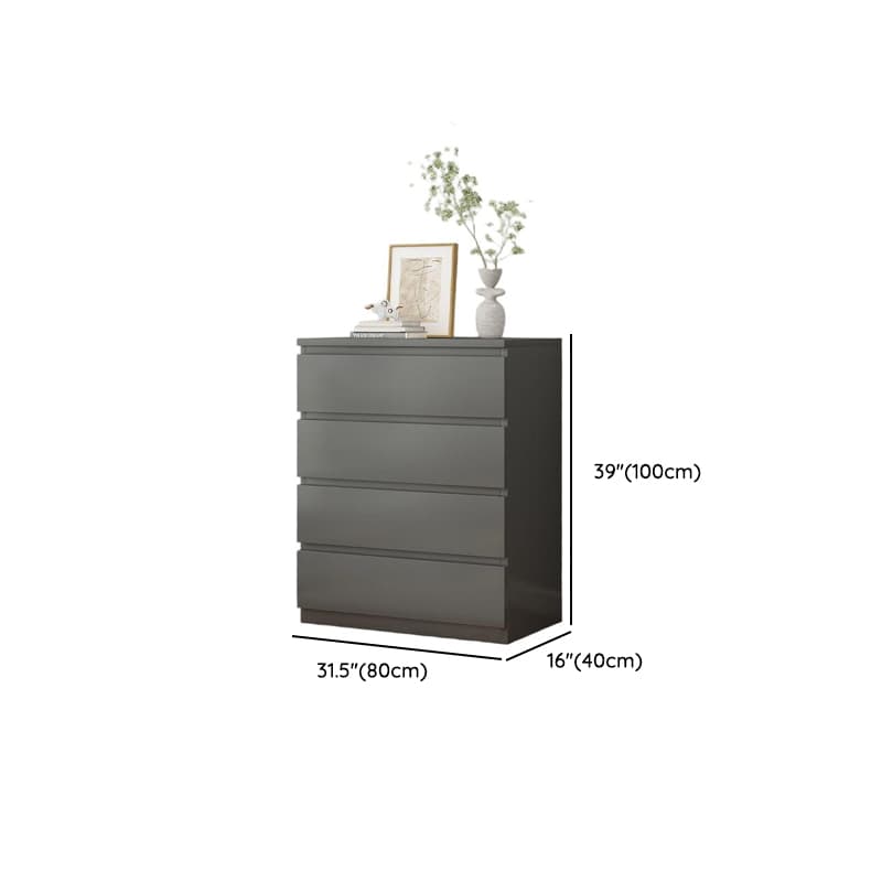 Vertical/Horizontal Gray Double Dresser/Bachelor Chest/Semainier with 5 Drawers/3 Drawers/8 Drawers in a Modern Style - image 17
