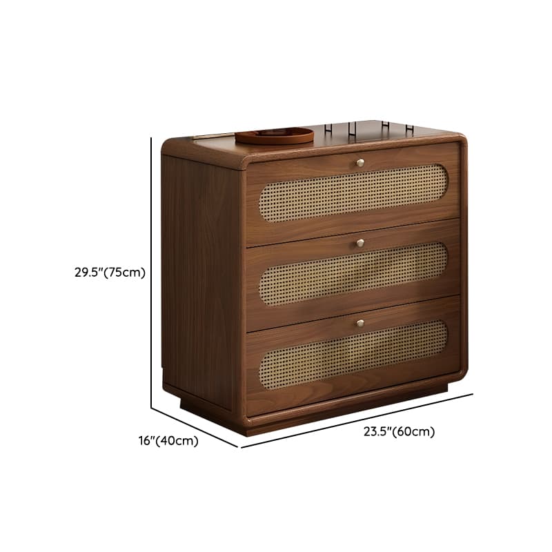 Antique Square Auburn Wood Semainier/Double Dresser Vertical/Horizontal with 6 Drawers/5 Drawers/3 Drawers - image 8