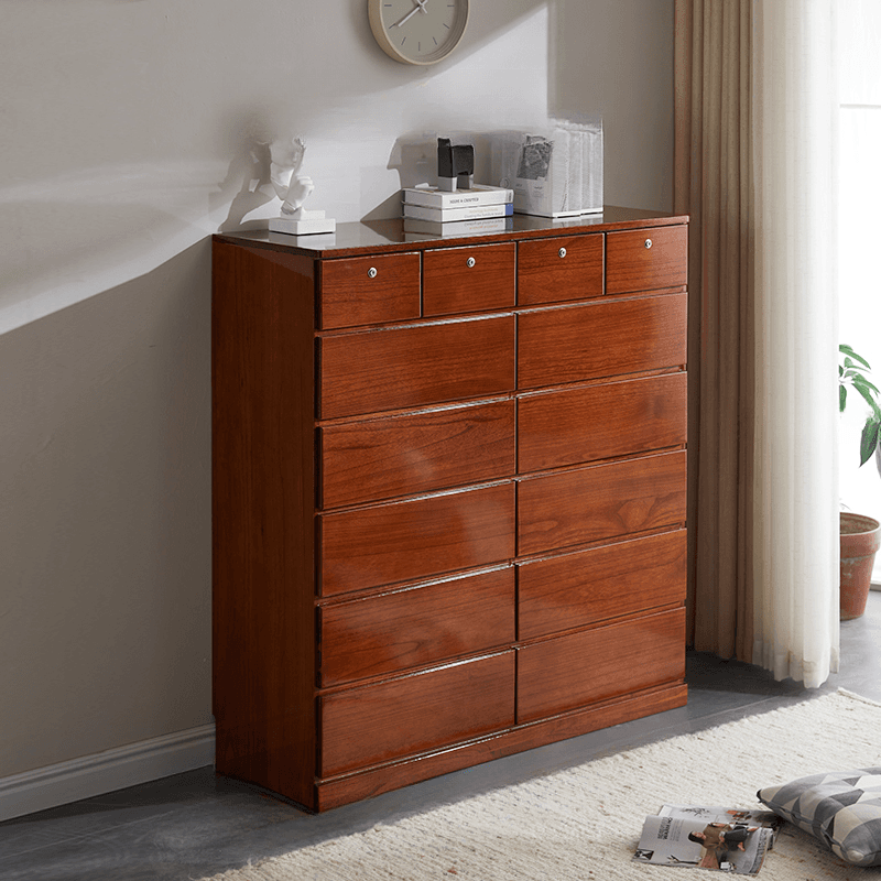 Trendy Timber Double Dresser with 7/6/8 Drawers in Horizontal/Vertical Orientation