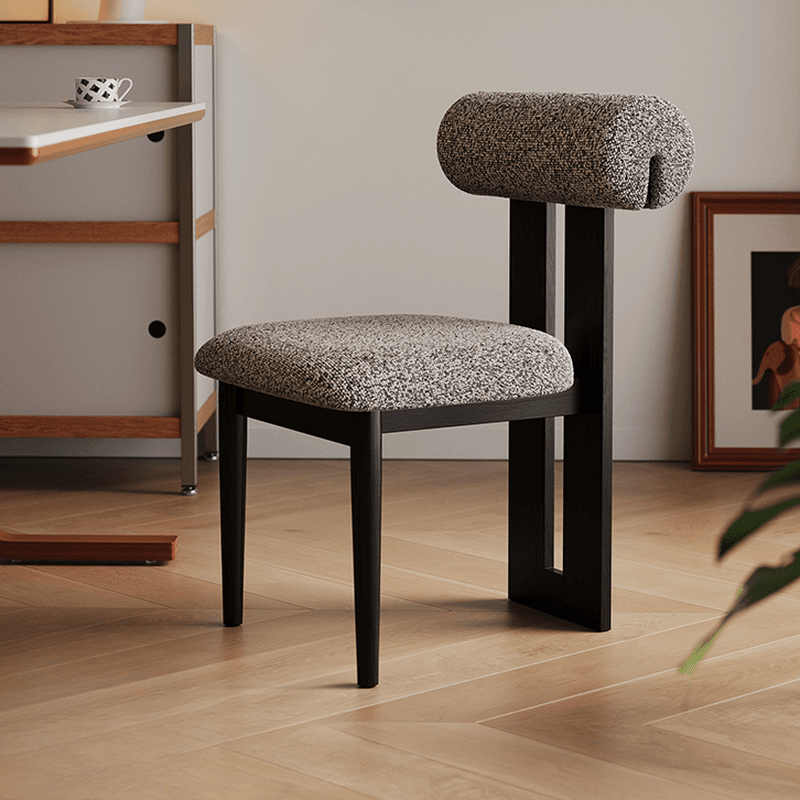 Casual Ash Side Chair with Slatted Back and Upholstered Seat - image 11