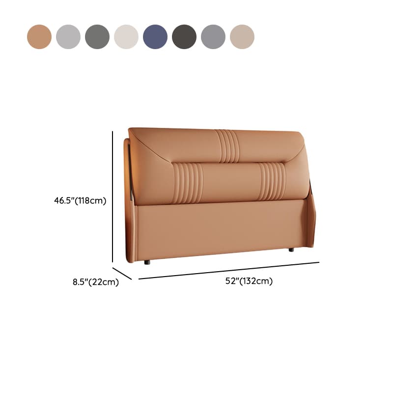 Modish Style Panel Headboard in Timber with No Distressing, Rectangle Shape for Queen/Twin XL Bed, Featuring Sponge Upholstery Fill and Standard Height - image 12