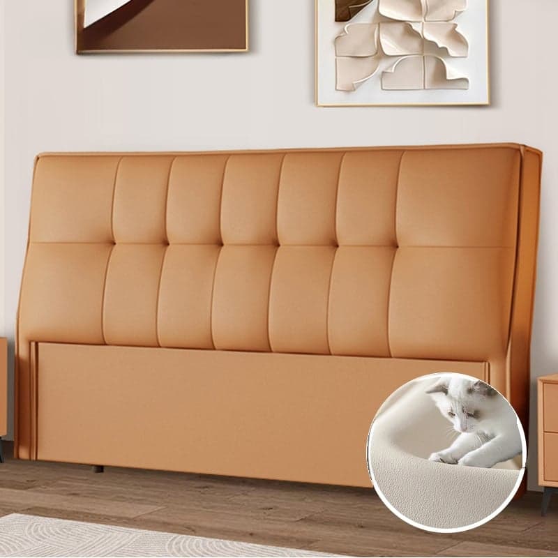 Simplistic Style Panel Headboard with No Distressing, Piled Tufted Rectangular Shape for Queen/Twin/Full Bed, Featuring Sponge Upholstery and Standard Height - image 6