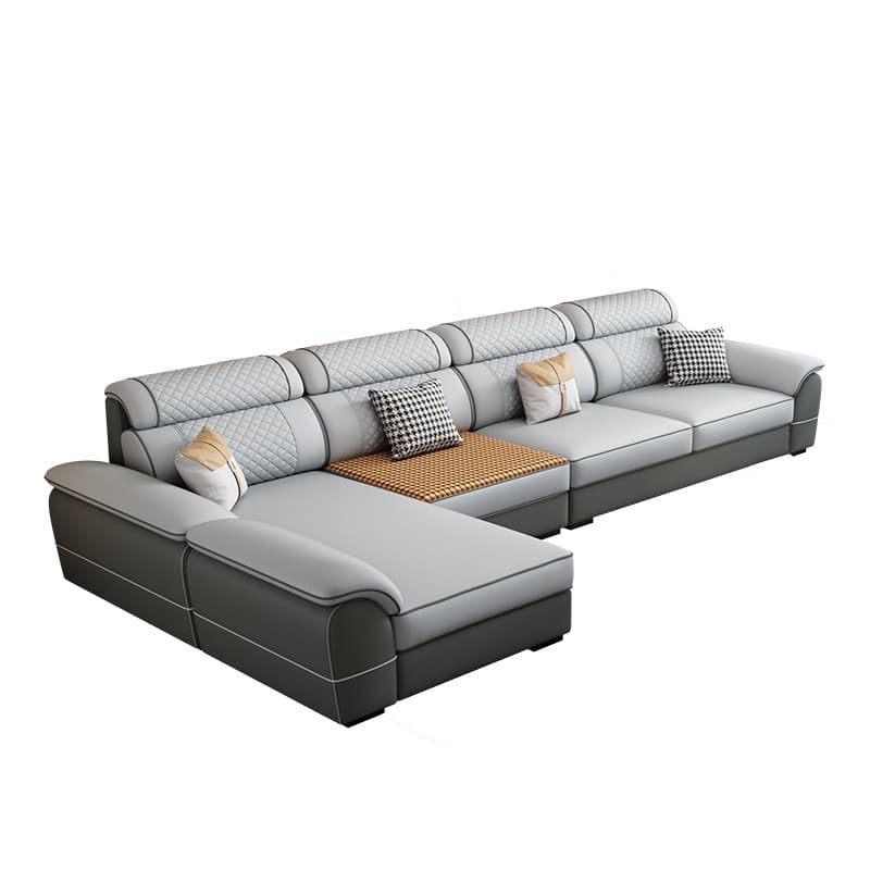 4 Pc L-Shape/Straight Left Hand Facing/Horizontal Sofa Recliner/Sofa Couch for 5 Person - image 6