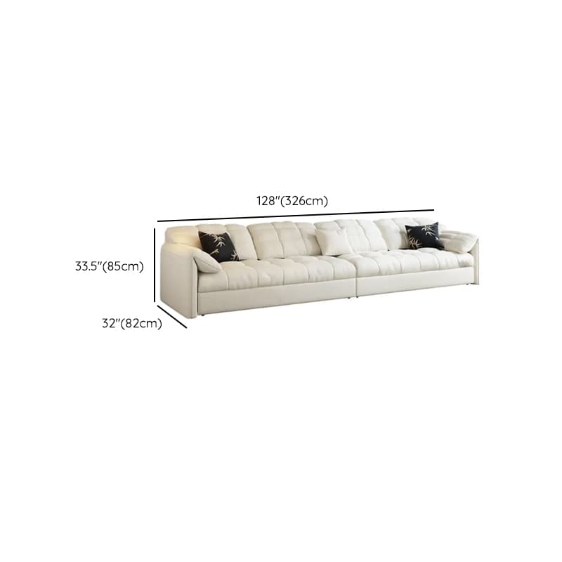 L-Shape/Straight White Sofa/Sofa Recliner with Under-seat Storage and Left/Horizontal Orientation - image 16