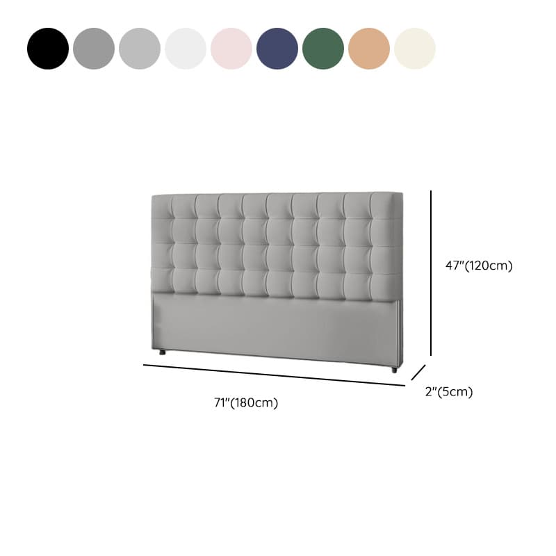 Modish No Distressing Button-tufted Panel Headboard in Rectangle Shape for King/Queen/Full Bed with Sponge Upholstery Fill and Standard Height - image 16