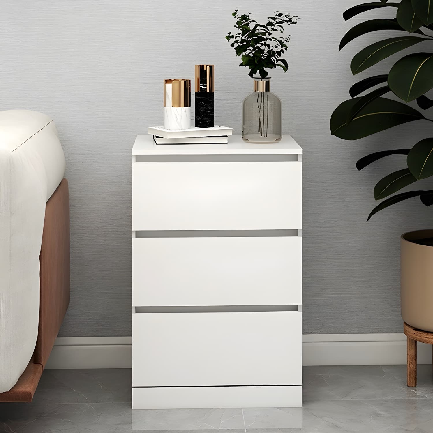 Contemporary Narrow Wood Dresser with Drawers for Living Room - image 5