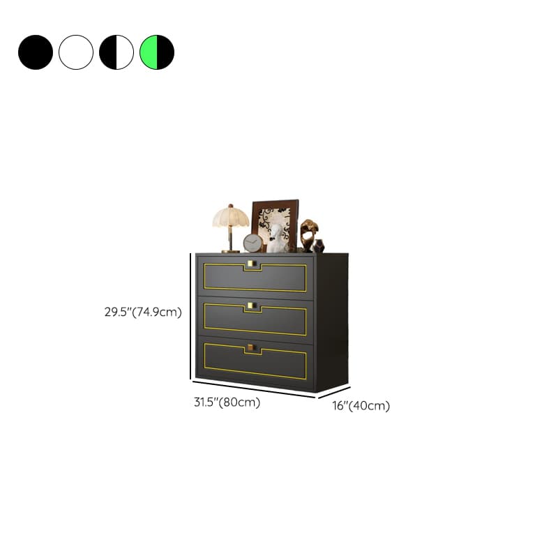 Casual Steel Bachelor Chest/Console Dresser/Semainier with 6 Drawers/5 Drawers/4 Drawers in Vertical/Horizontal Orientation - image 12