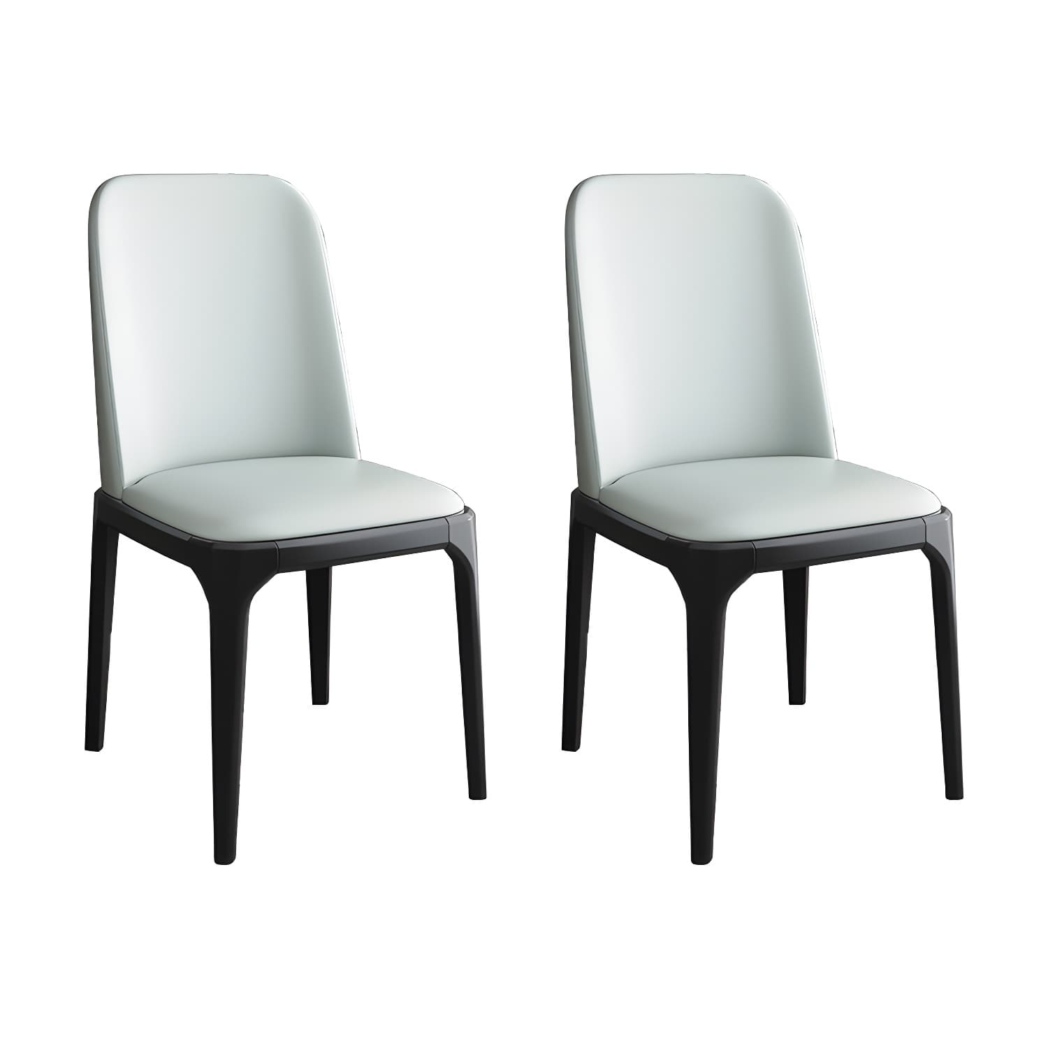 Modern Style Parsons Chairs Faux Leather Dining Chair for Dining Room - image 9