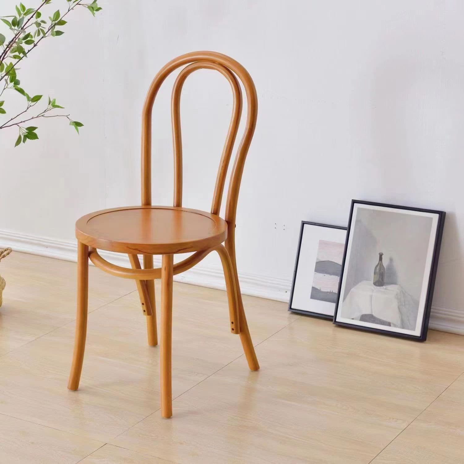 Reliable Outlined Intertwined Armless Chair for Restaurant Use - image 12