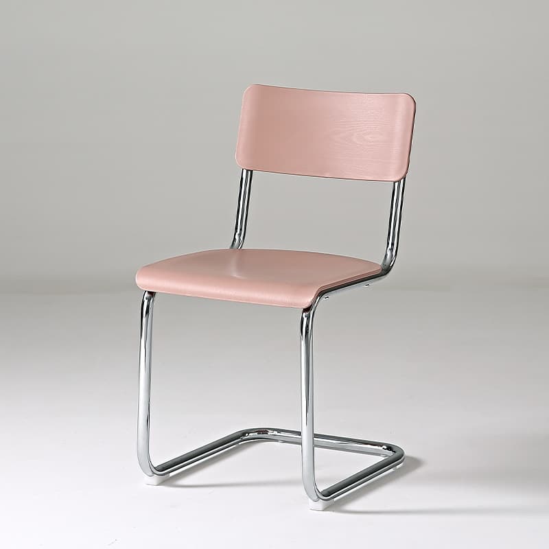 Modern Simple Style Ventilated Back Armless Chair with Metallic Alloy Legs - image 7
