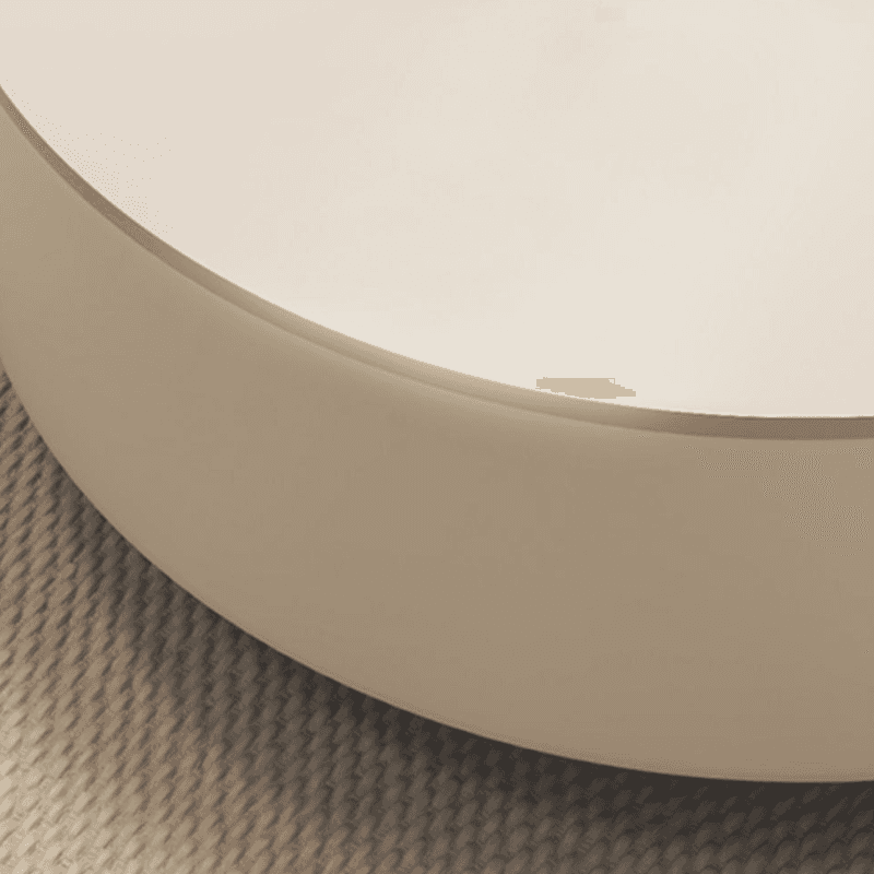 Rounded Coffee Table with 2 Drawers for Indoor Use in a Modern Style - image 7