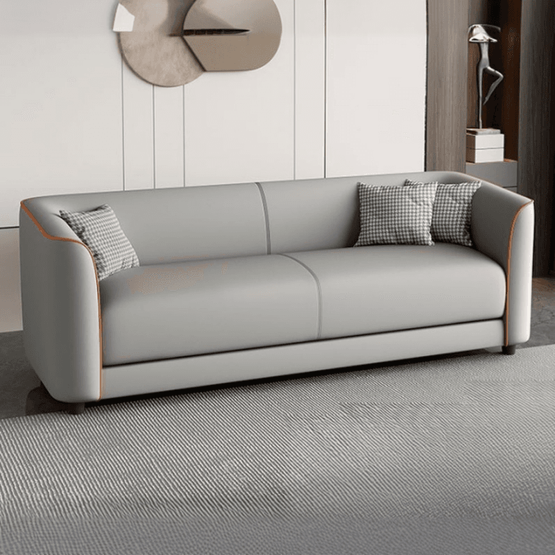 Tear Resistant Sofa Couch/Loveseat in Pu with Grey/Olive Green/Coffee Upholstery - image 4