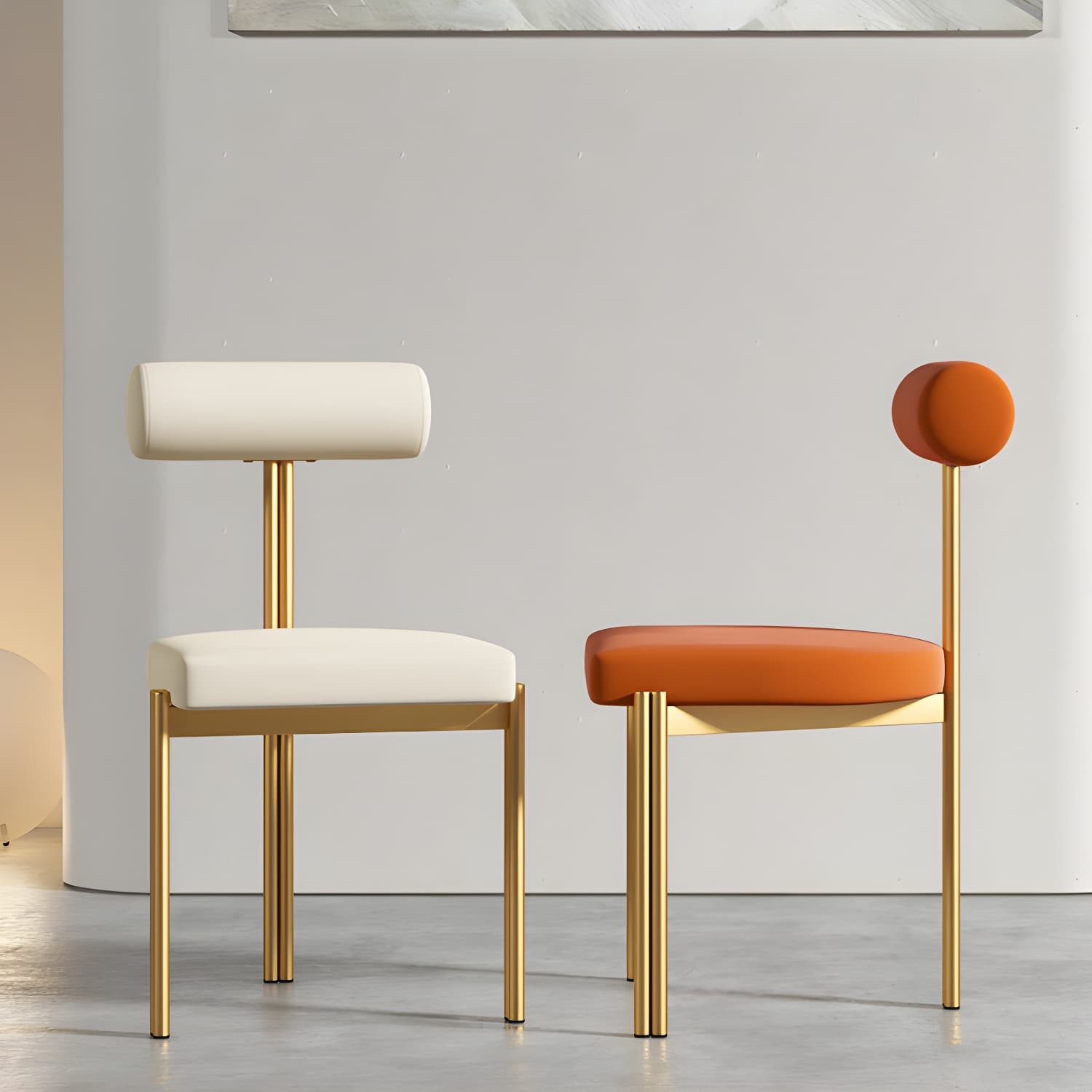 Upholstered Armless Dining Chairs Nordic Style Low Back Side Chair for Dining Room - image 20