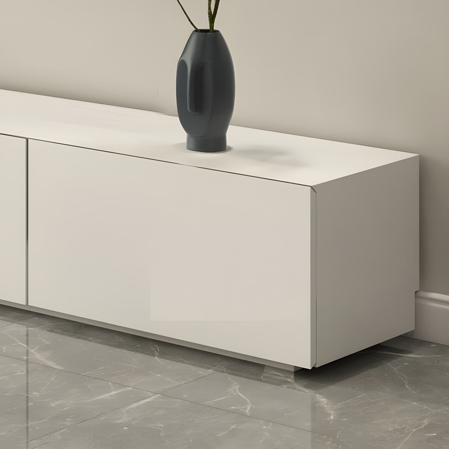 Modern Media Console Wood Media Console TV Stand for Living Room - image 8