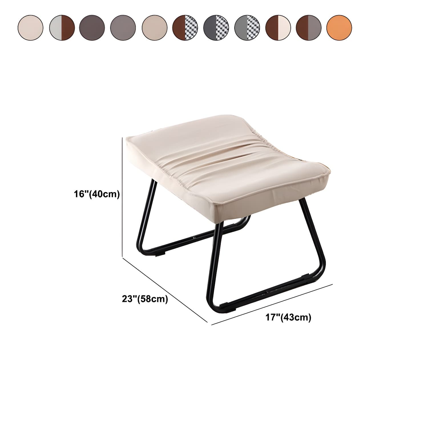 Contemporary Rocking Chair Upholstered Tufted Cushions with Light Legs Glider - image 16